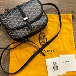 Goyard Belvedere PM black/black crossbody NEW